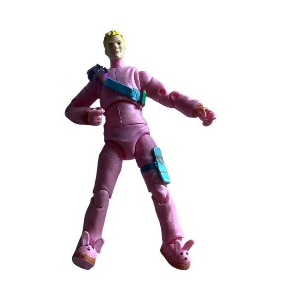Fortnite Rabbit Raider Action Figure 2019 Epic Games Pink Outfit 6" Toy - Picture 1 of 8